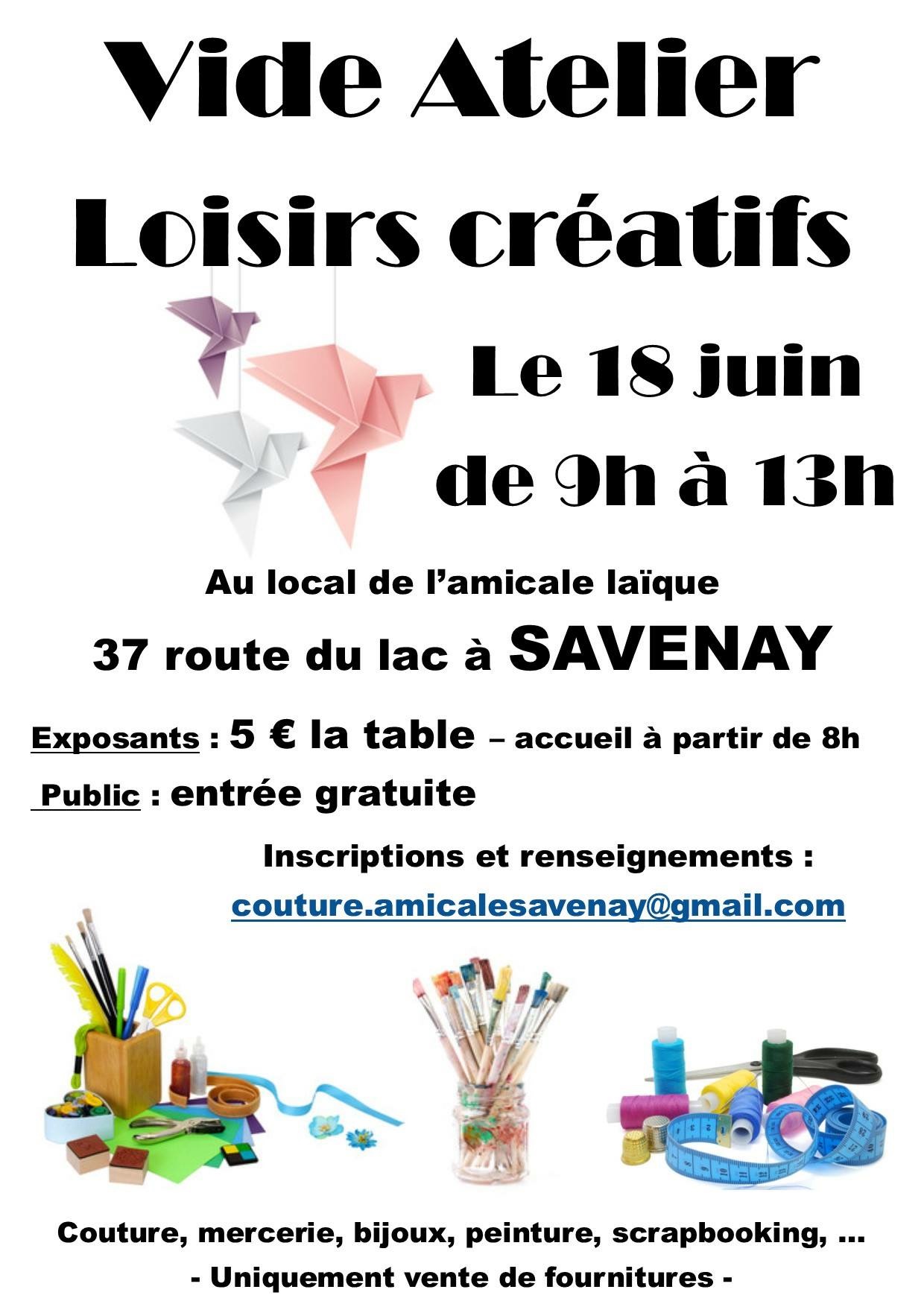 Affiche vide atelier
