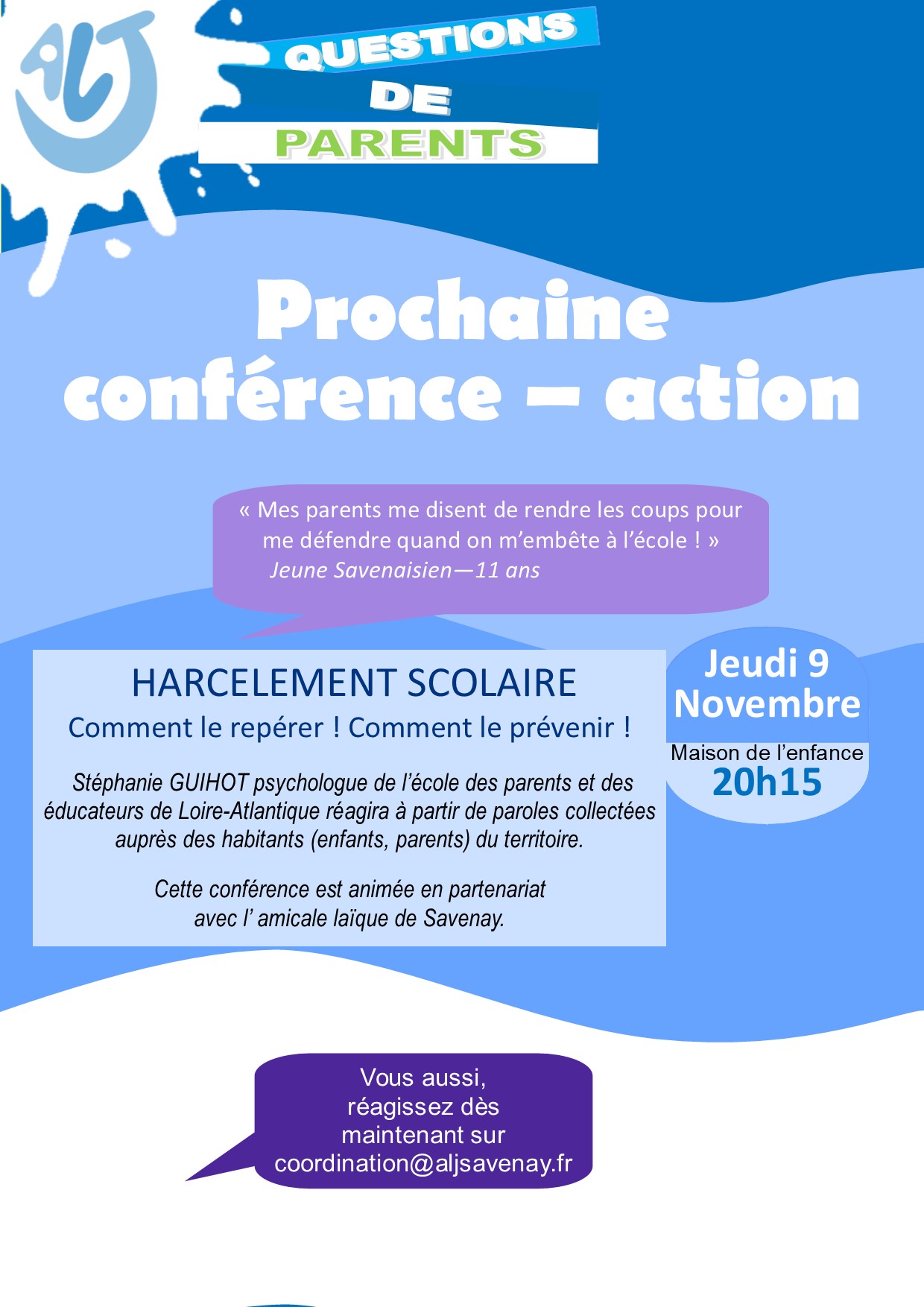 Fly conf action harcelement scolaire recto 2